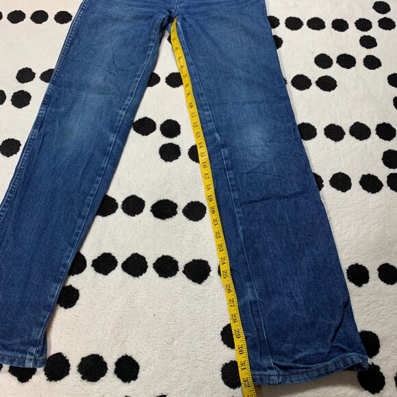 Wrangler Jeans Cowboy Cut Bootcut Mens 28x34 Blue Denim 936PWD Western Rodeo - Picture 14 of 14